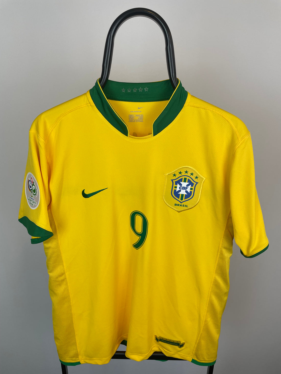 Ronaldo Brasilien 06/08 hjemmebanetrøje - M