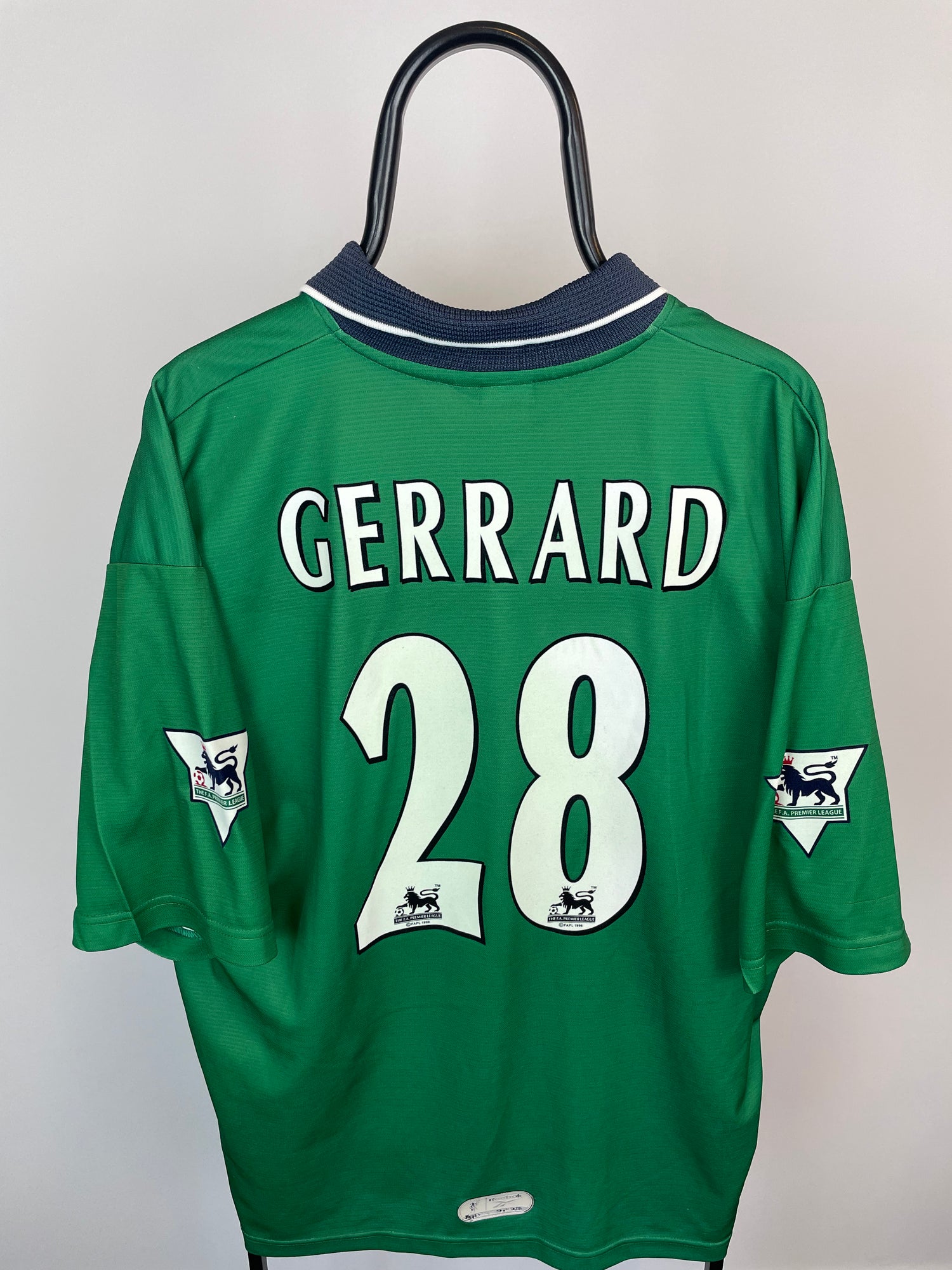 Steven Gerrard Liverpool 99/00 udebanetrøje - XXL