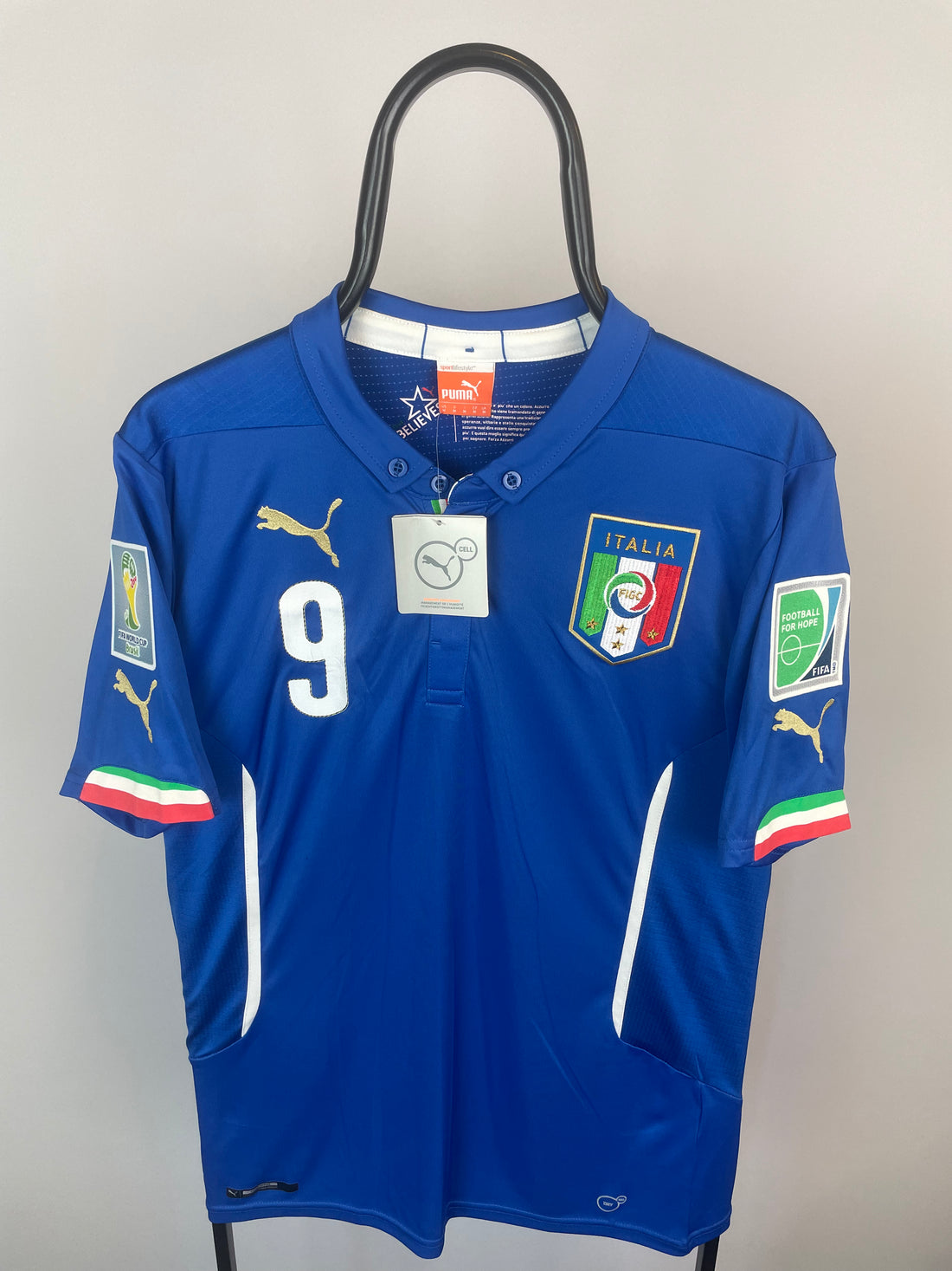 Mario Balotelli Italien 14/16 hjemmebanetrøje - M
