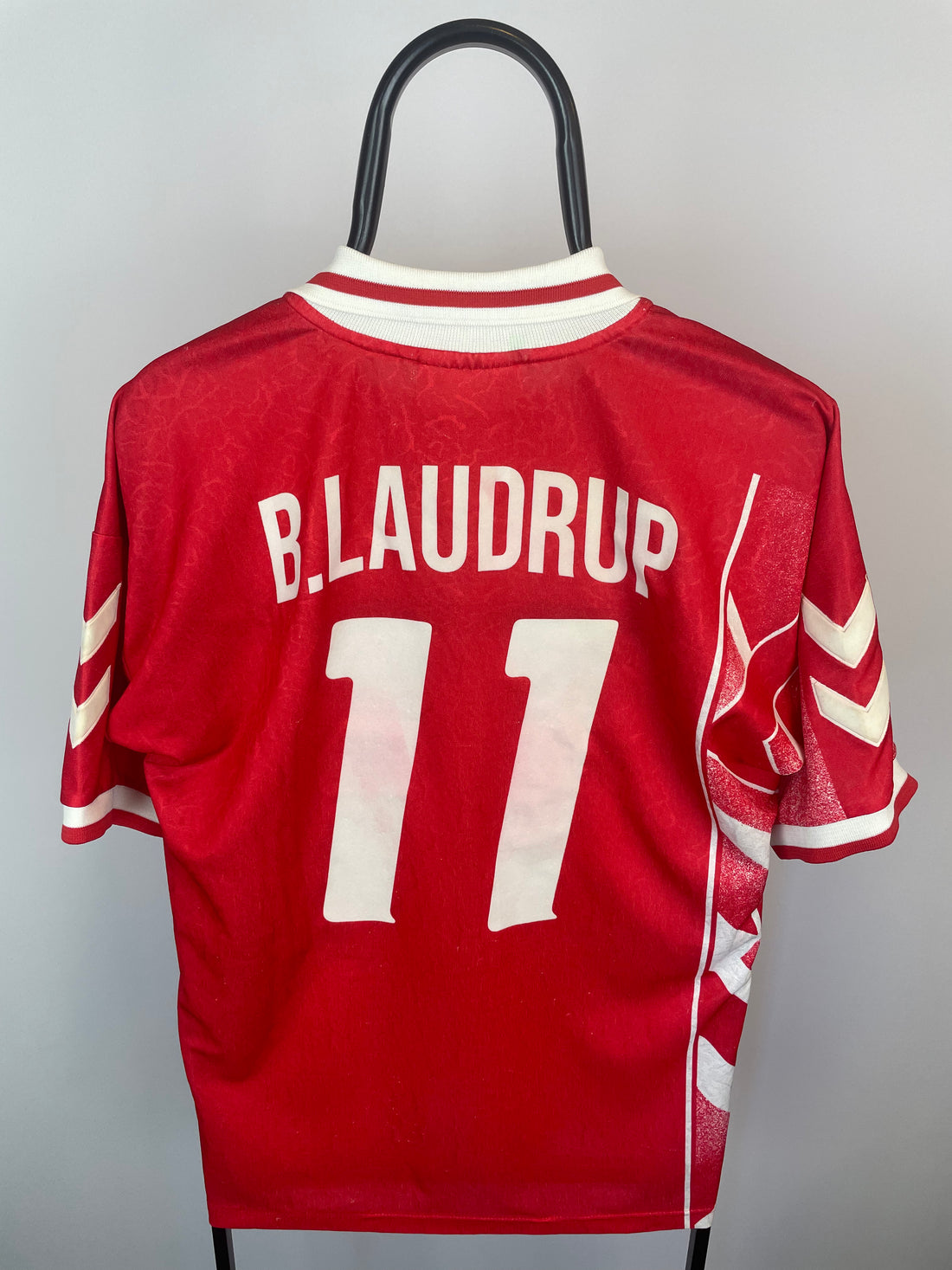 Brian Laudrup Danmark 94/95 hjemmebanetrøje - M