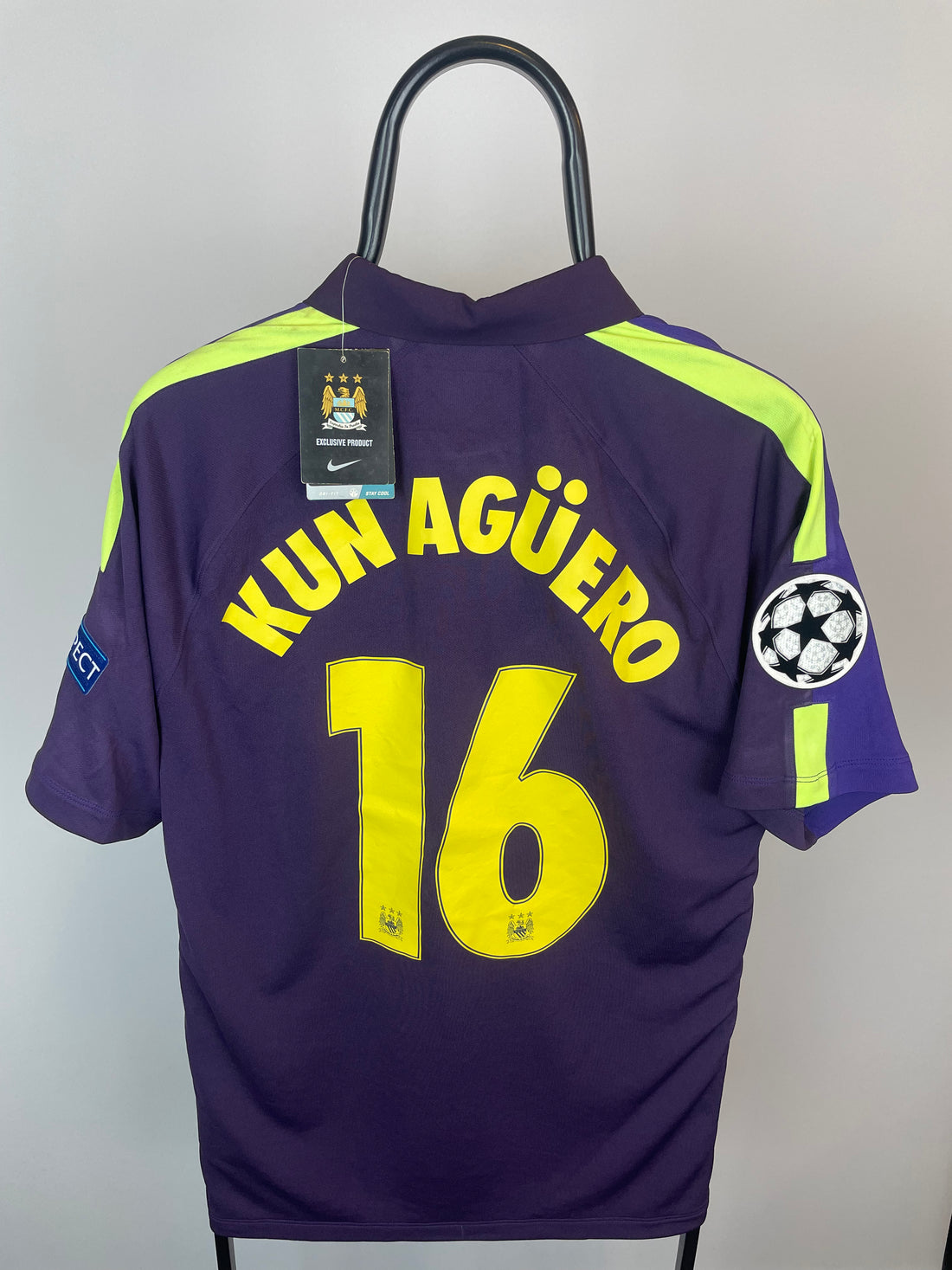 Sergio Agüero Manchester City 14/15 3 trøje - L