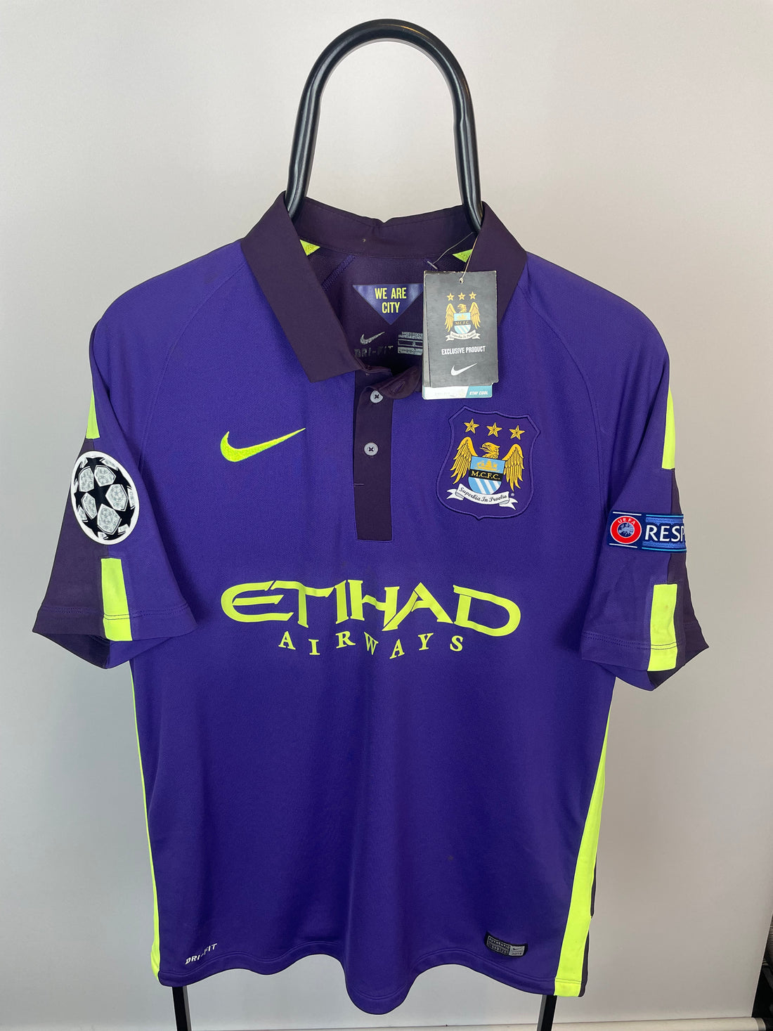 Sergio Agüero Manchester City 14/15 3 trøje - L