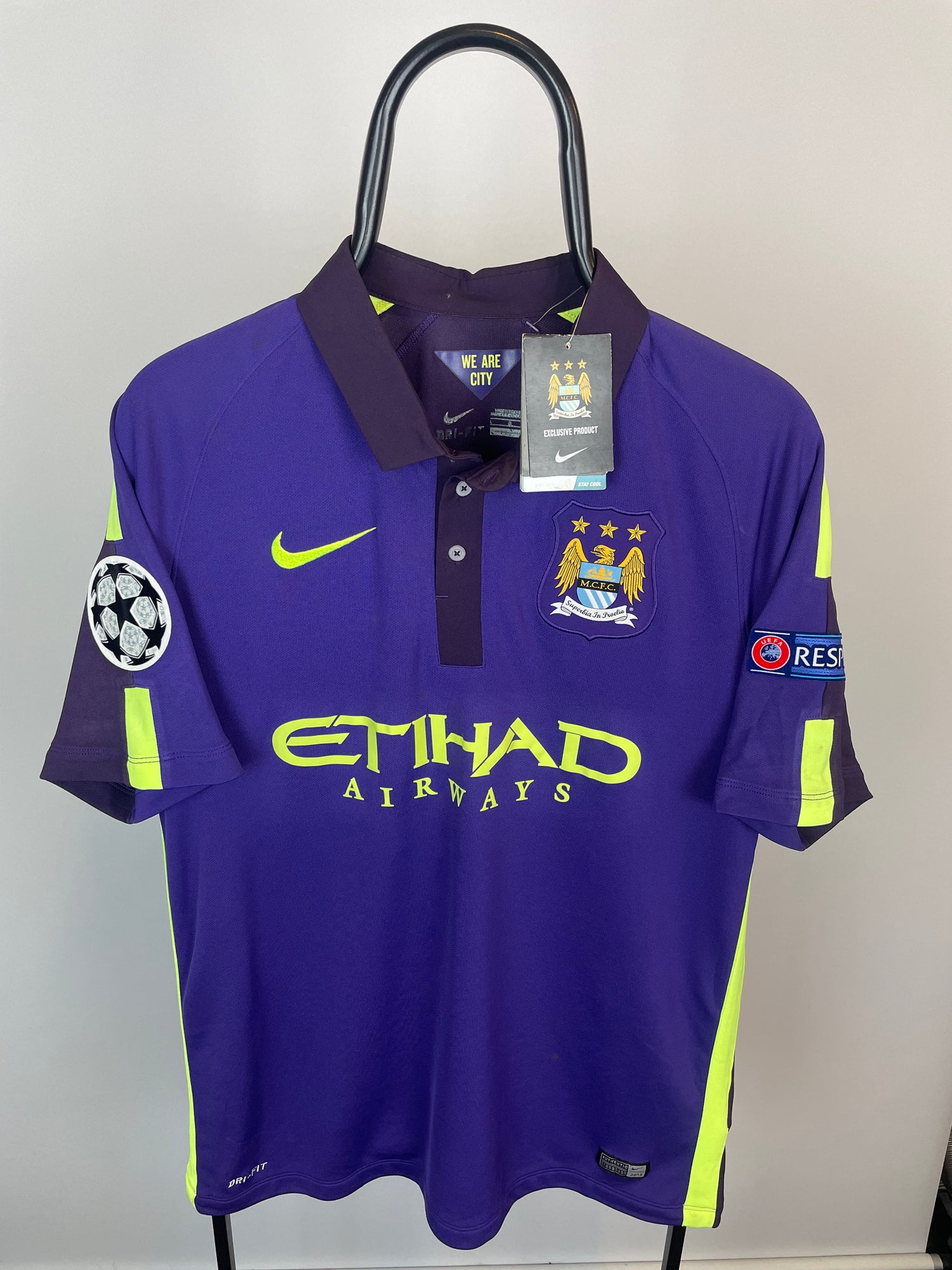 Sergio Agüero Manchester City 14/15 3 trøje - L