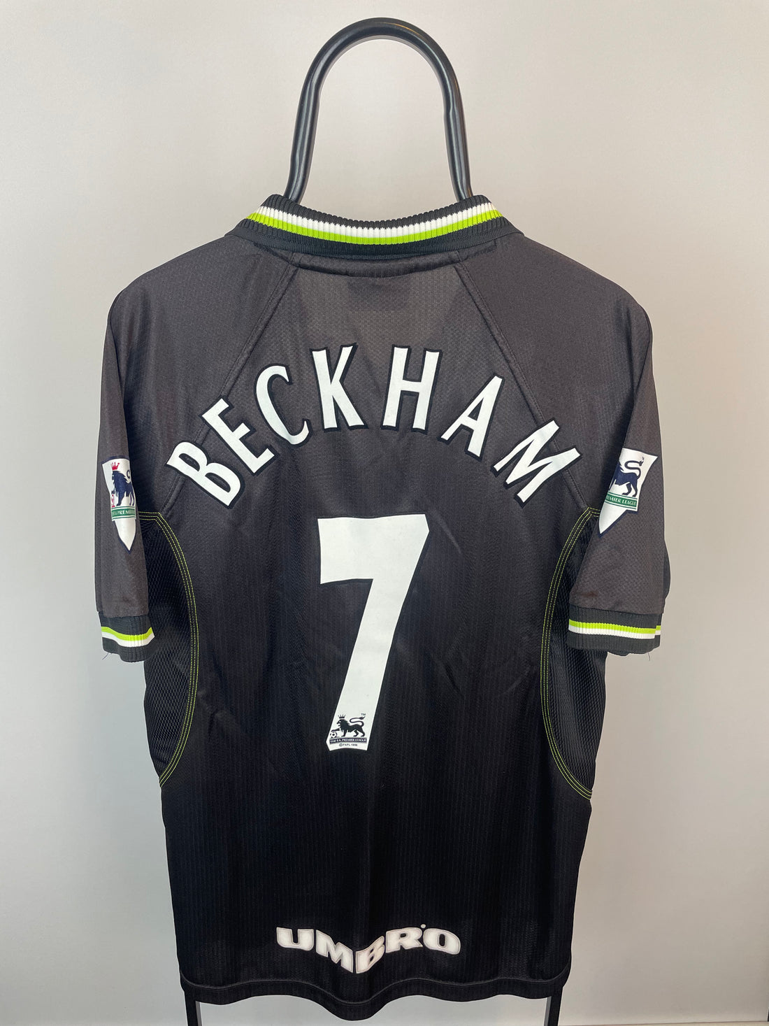 David Beckham Manchester United 98/99 udebanetrøje - L