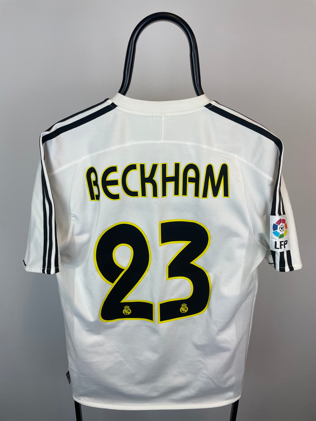 David Beckham Real Madrid 03/04 hjemmebanetrøje - S