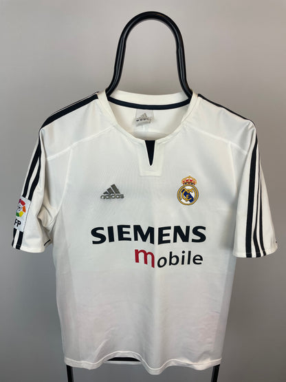 David Beckham Real Madrid 03/04 hjemmebanetrøje - S