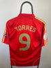Fernando Torres Spanien 08/09 hjemmebanetrøje - S