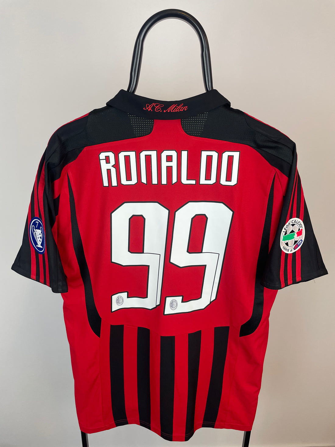 Ronaldo AC Milan 07/08 hjemmebanetrøje - M