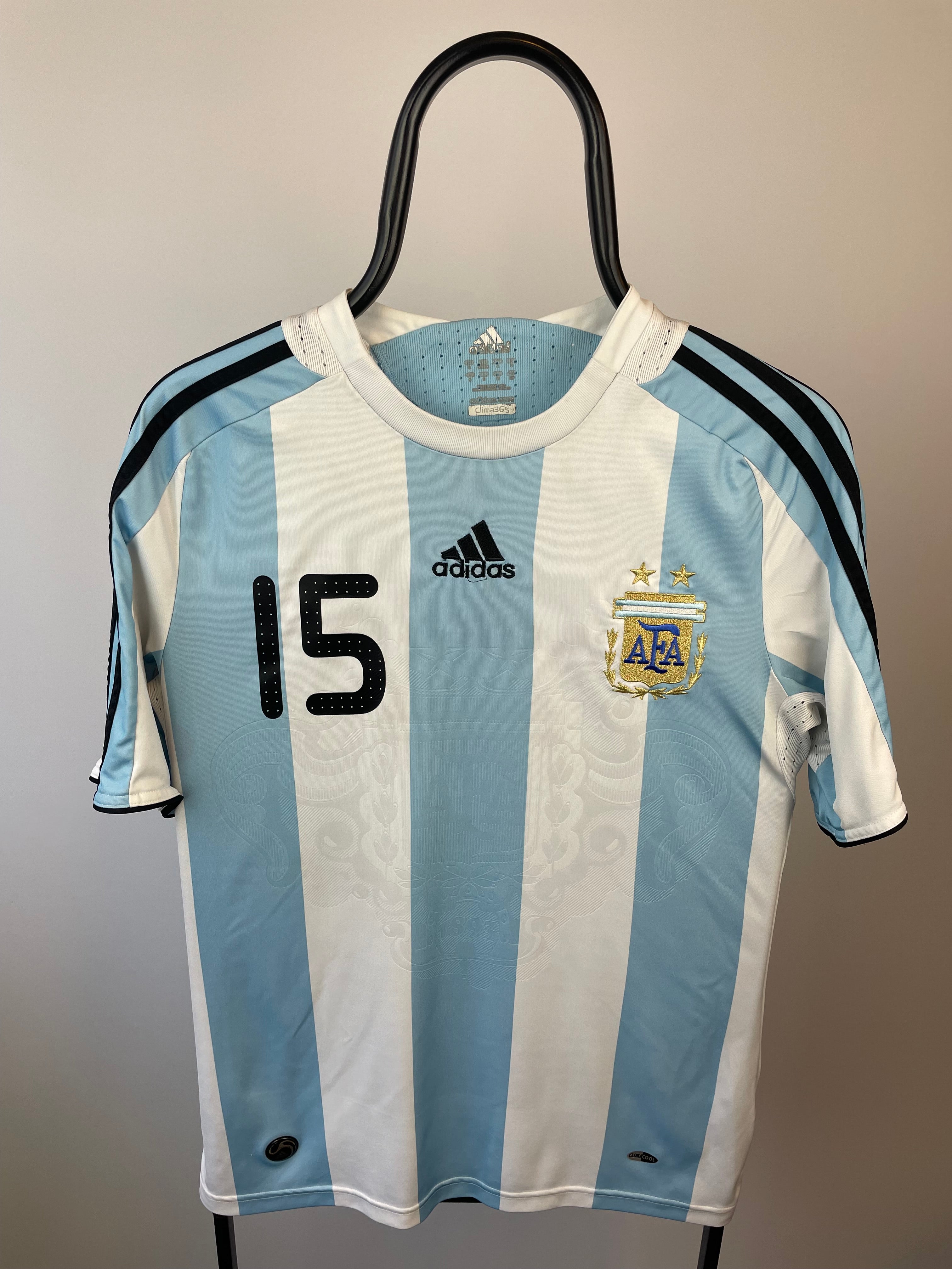 Lionel Messi Argentina 08/10 hjemmebanetrøje - S