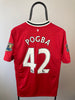 Paul Pogba Manchester United 11/12 hjemmebanetrøje - M