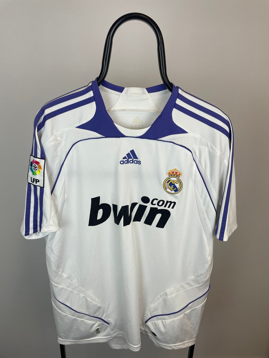 Real Madrid 07/08 hjemmebanetrøje - L