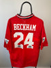 David Beckham Manchester United 94/95 hjemmebanetrøje - XXL