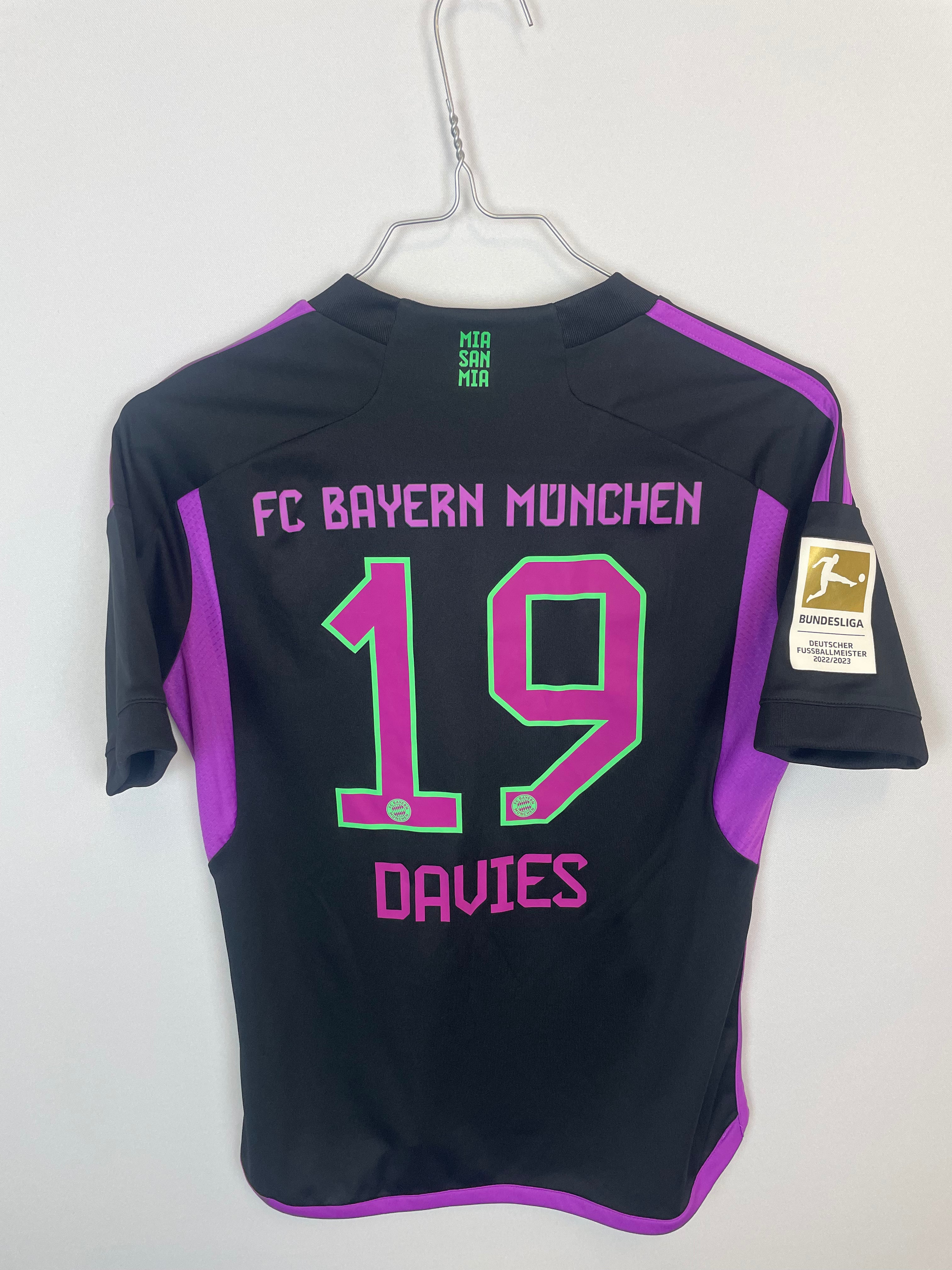 Alphonso Davies Bayern München 23/24 udebanetrøje - 11/12 år