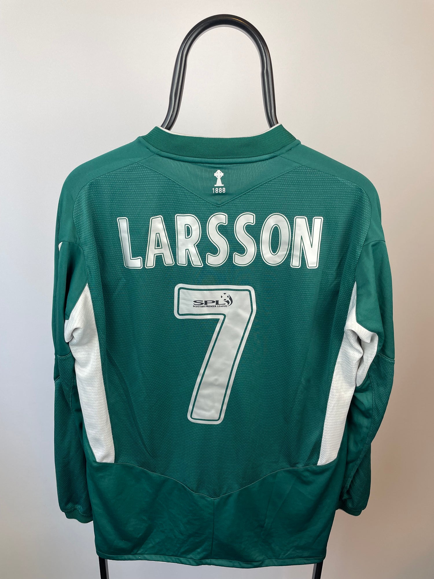Henrik Larsson Celtic 04/05 langærmet udebanetrøje - L