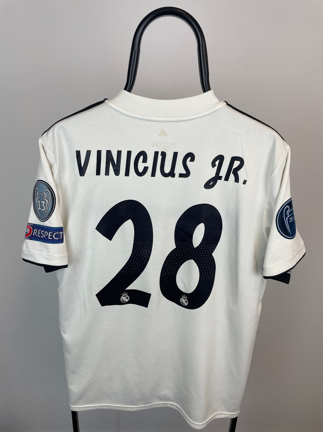 Vinicius Junior Real Madrid 18/19 hjemmebanetrøje - L
