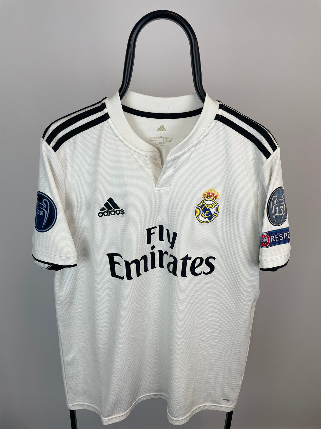 Vinicius Junior Real Madrid 18/19 hjemmebanetrøje - L