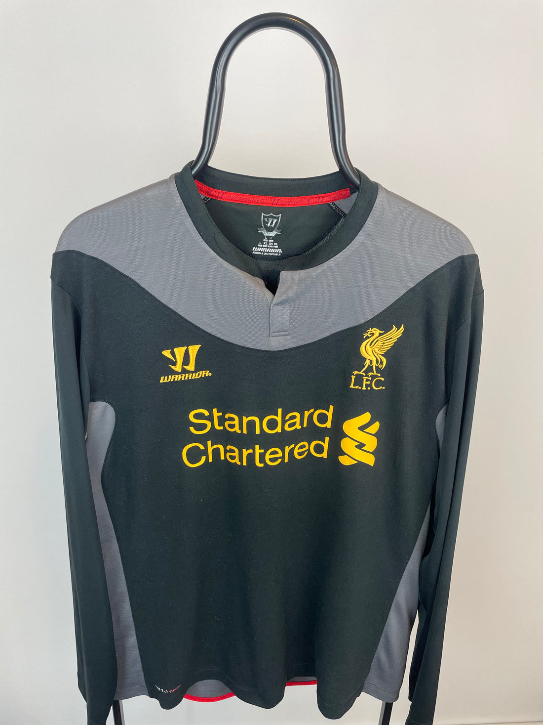 Steven Gerrard Liverpool 12/13 langærmet udebanetrøje - L