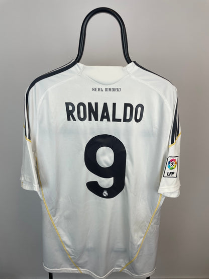 Cristiano Ronaldo Real Madrid 09/10 hjemmebanetrøje - XL