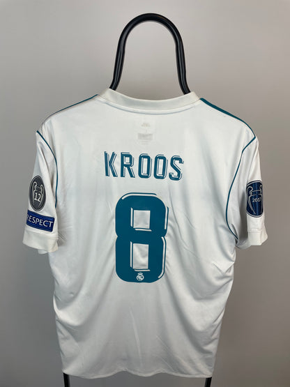 Toni Kroos Real Madrid 17/18 hjemmebanetrøje FINALETRYK - L