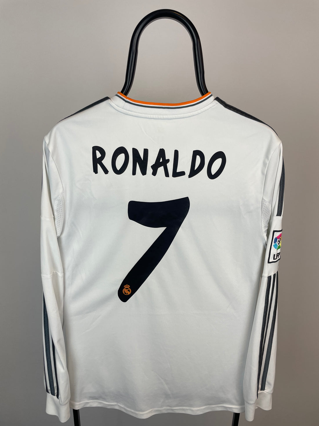 Cristiano Ronaldo Real Madrid 13/14 langærmet hjemmebanetrøje - M