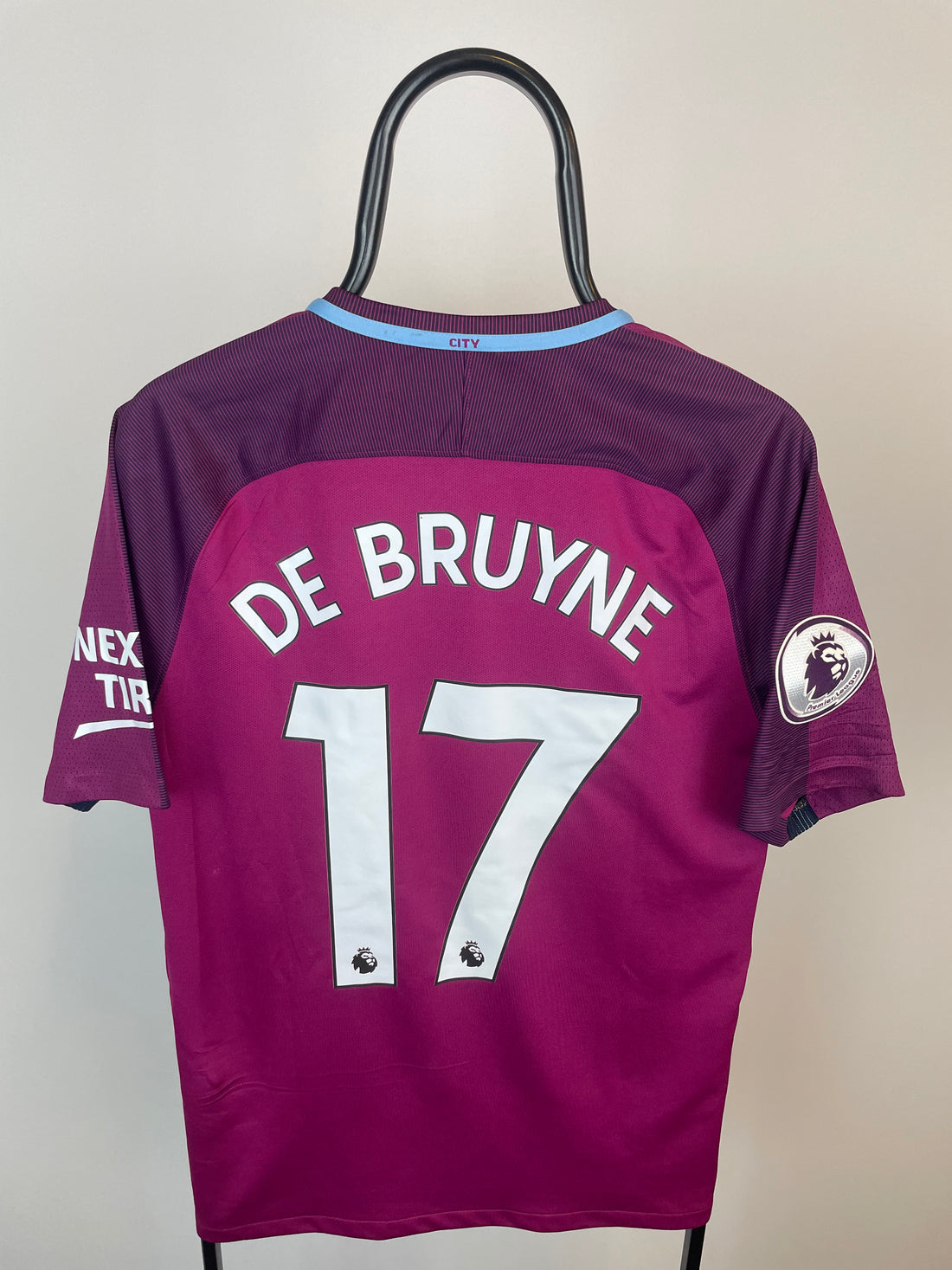 Kevin De Bruyne Manchester City 17/18 udebanetrøje - M