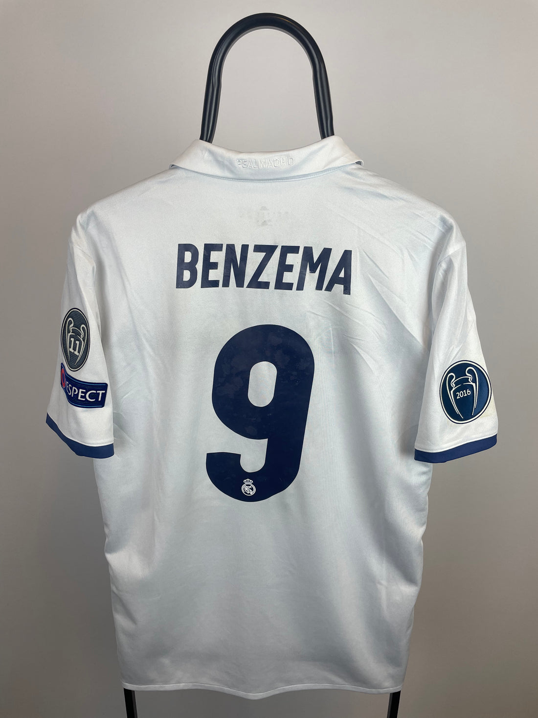 Karim Benzema Real Madrid 16/17 hjemmebanetrøje - L