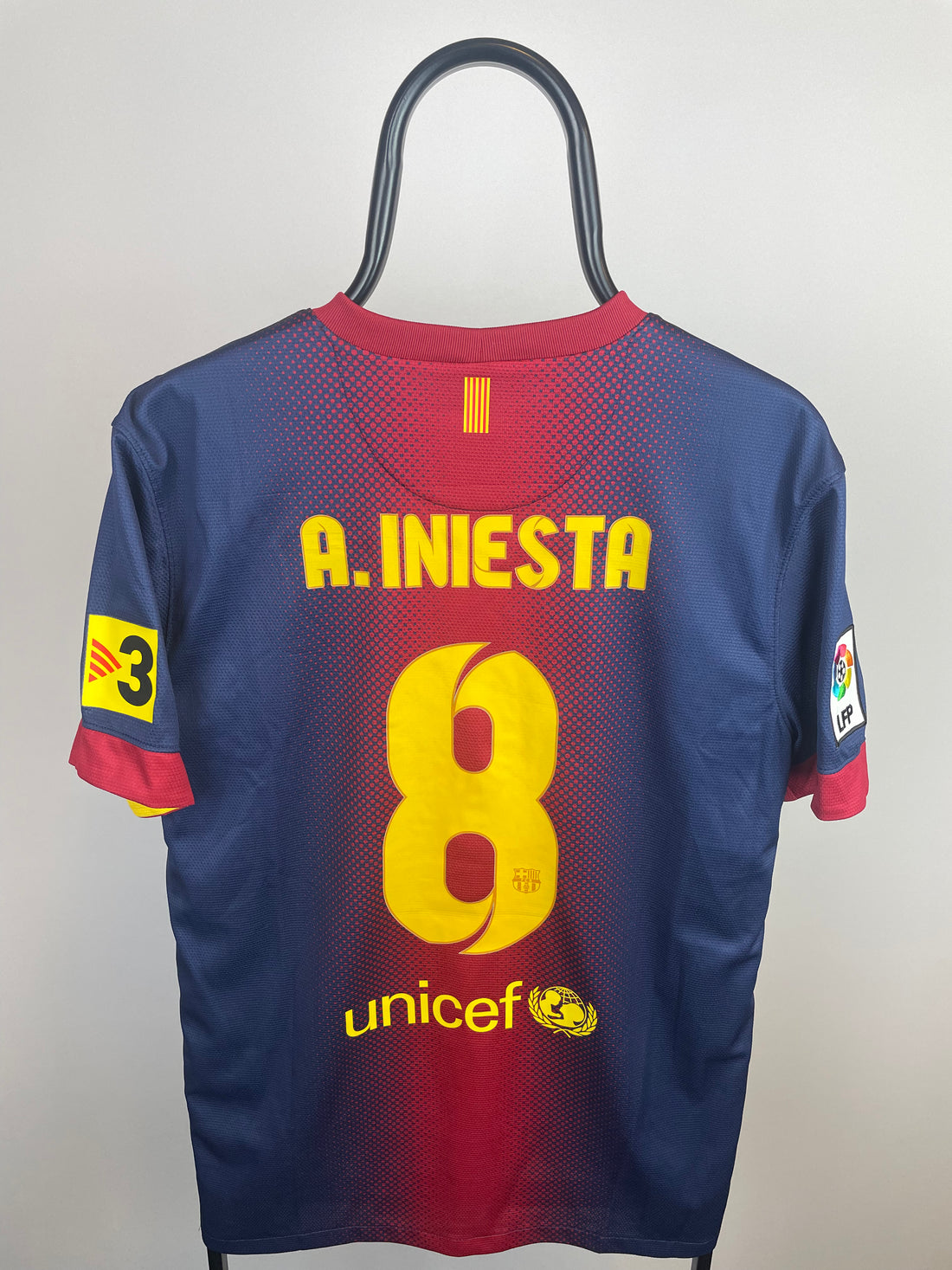 Andres Iniesta Barcelona 12/13 hjemmebanetrøje - M