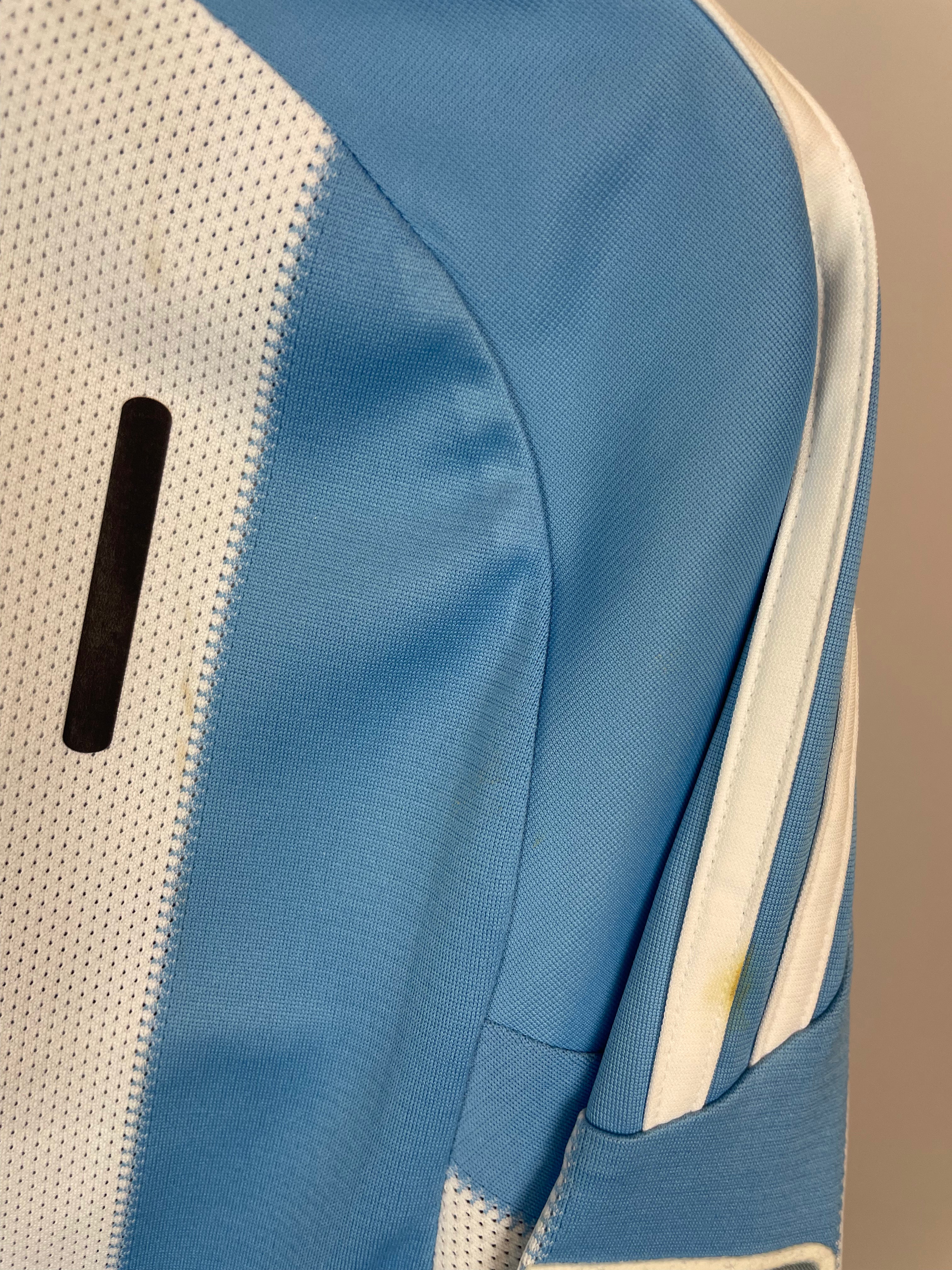 Lionel Messi Argentina 10/11 hjemmebanetrøje KAMPDETALJER - M