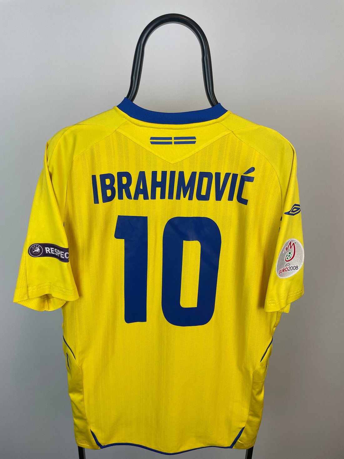 Zlatan Ibrahimovic Sverige 08/10 hjemmebanetrøje - L