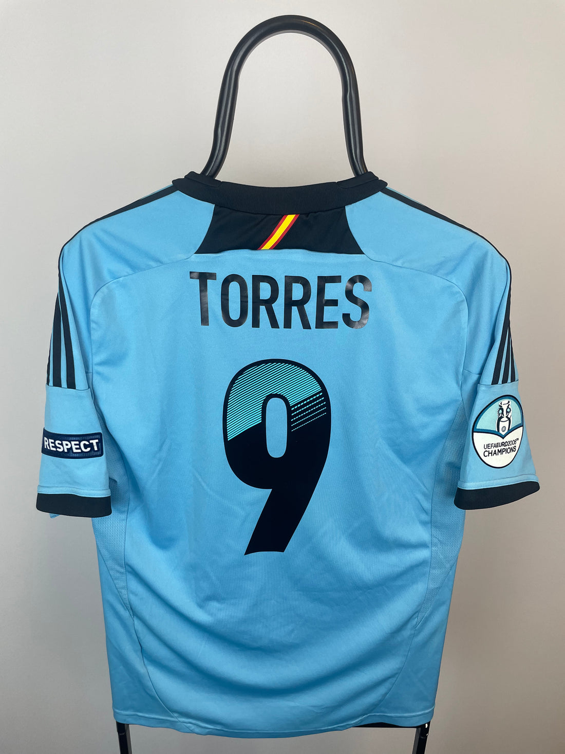 Fernando Torres Spanien 11/12 udebanetrøje KAMPDETALJER - M