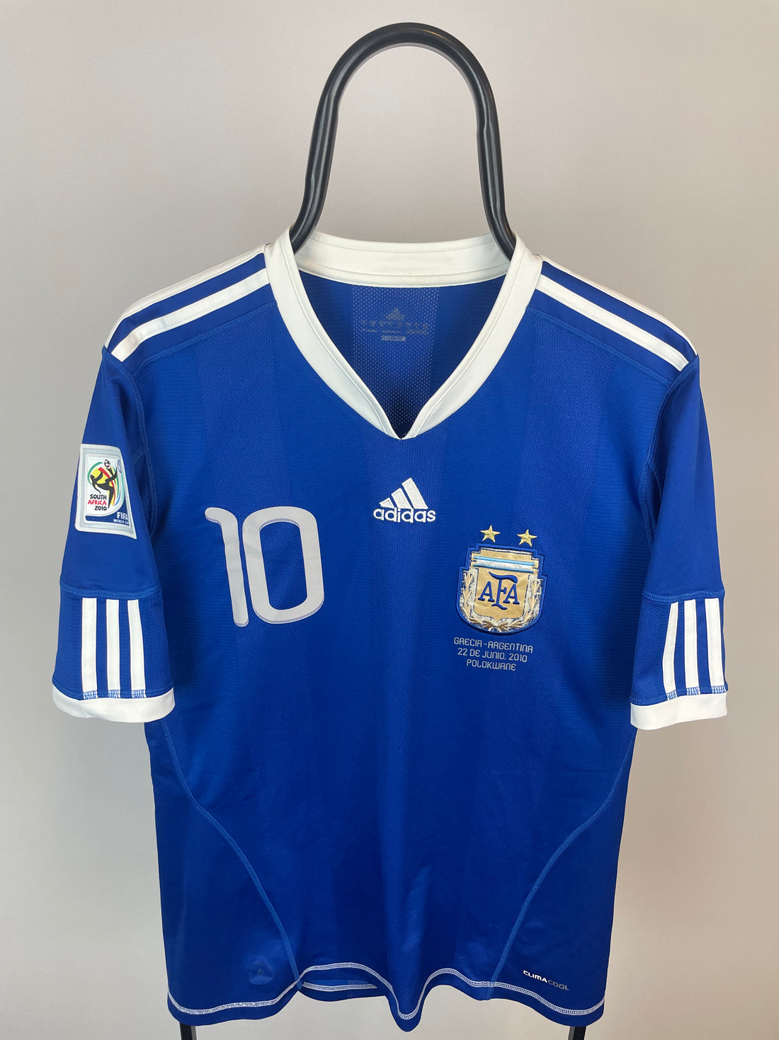 Lionel Messi Argentina 09/11 udebanetrøje KAMPDETALJER - M