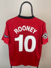 Wayne Rooney Manchester United 09/10 hjemmebanetrøje - M