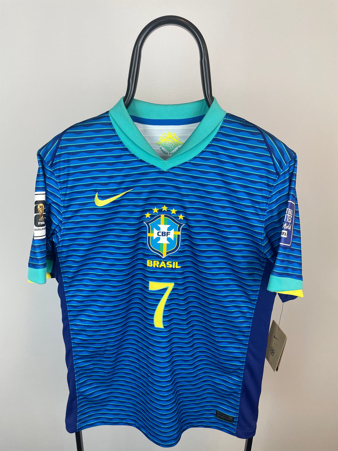 Vinicius Junior Brasilien 22/23 udebanetrøje - M