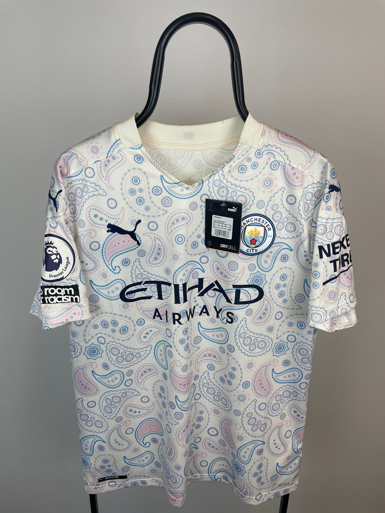 Kevin De Bruyne Manchester City 20/21 udebanetrøje - L