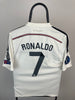 Cristiano Ronaldo Real Madrid 14/15 hjemmebanetrøje FINALETRYK - S