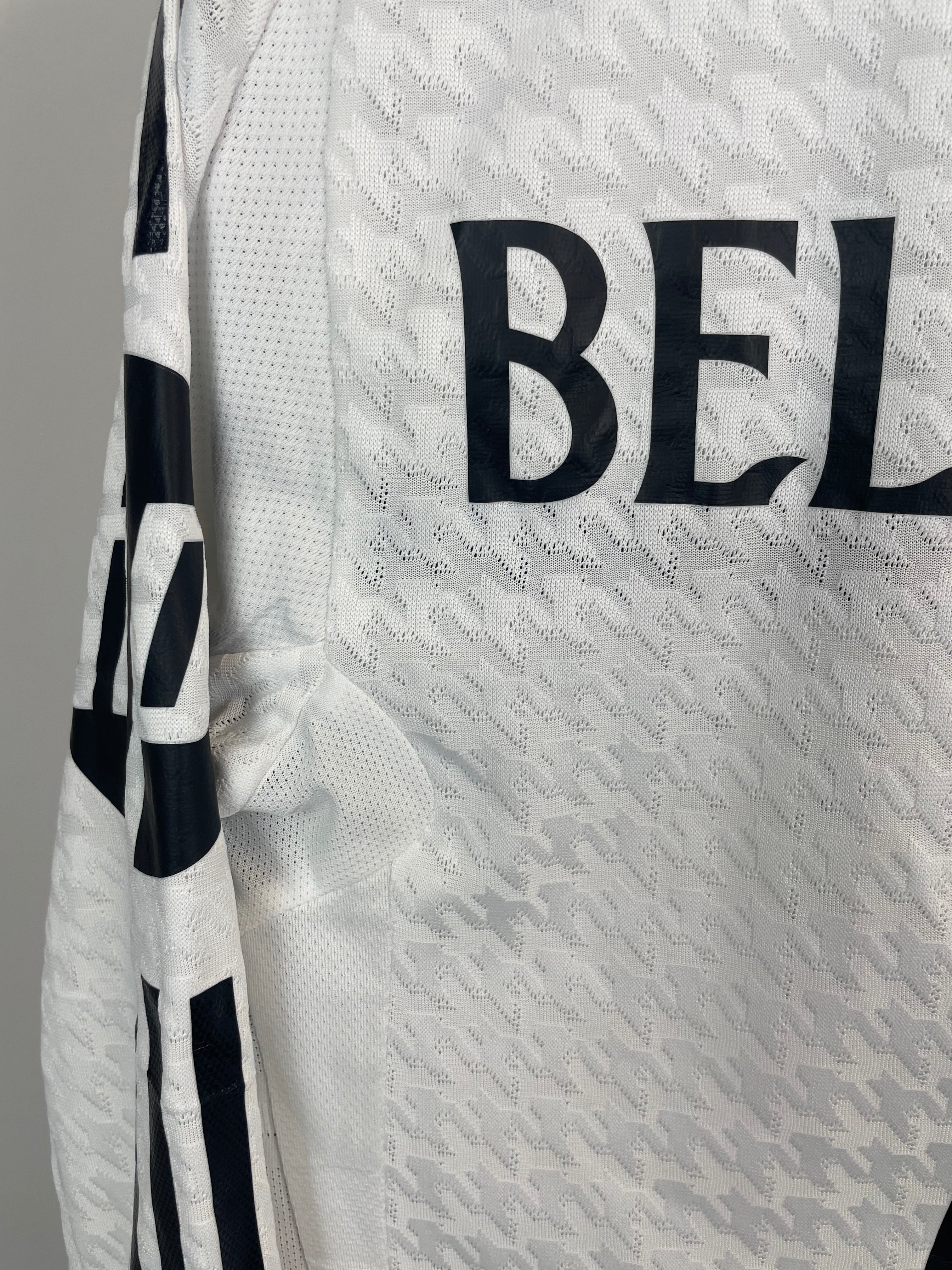 Jude Bellingham Real Madrid 24/25 Authentic SIGNERET langærmet hjemmebanetrøje - S