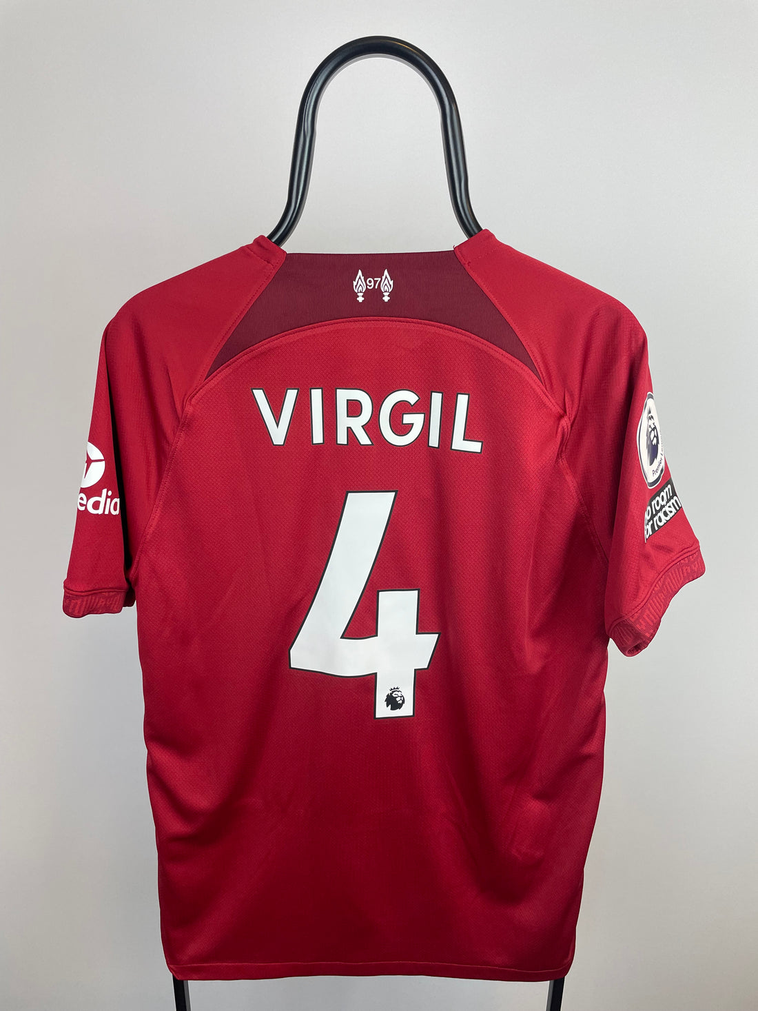 Virgil van Dijk Liverpool 21/22 hjemmebanetrøje - L