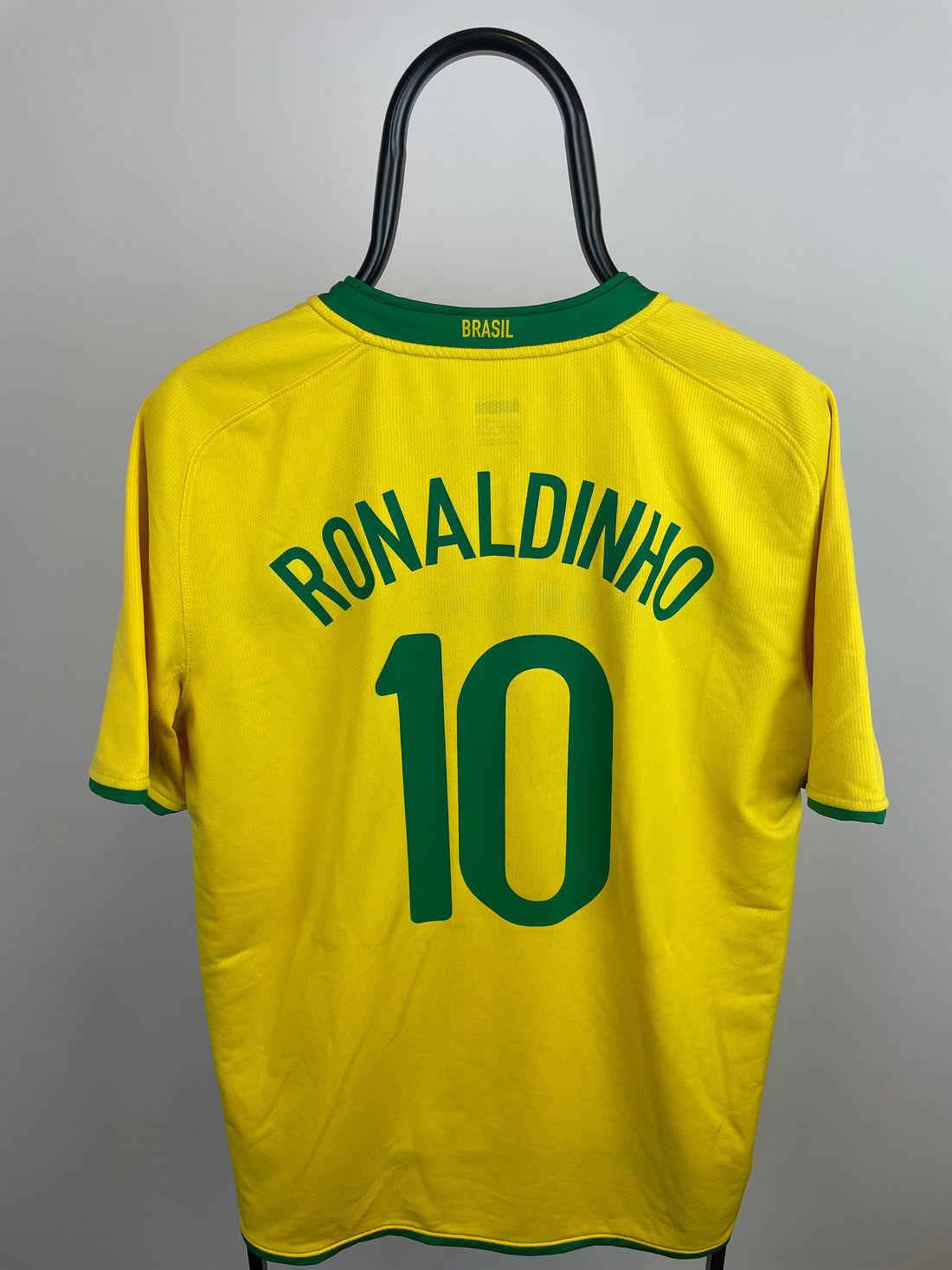 Ronaldinho Brasilien 08/10 hjemmebanetrøje - L