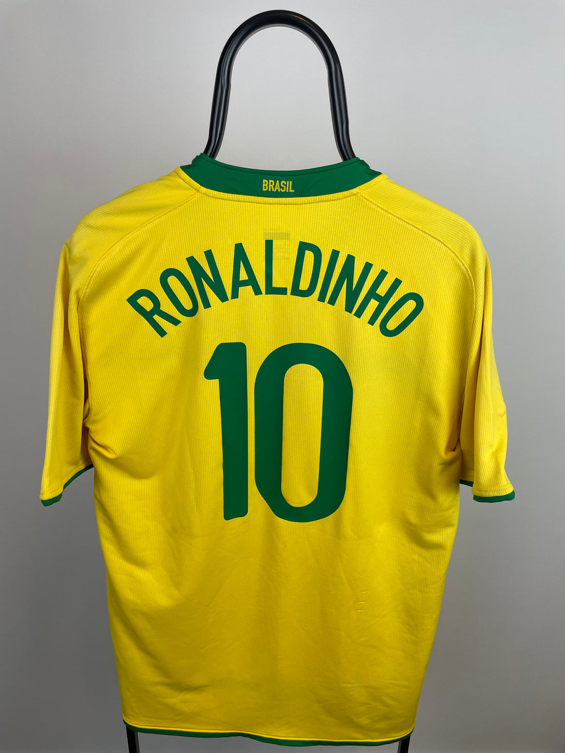 Ronaldinho Brasilien 08/10 hjemmebanetrøje - L