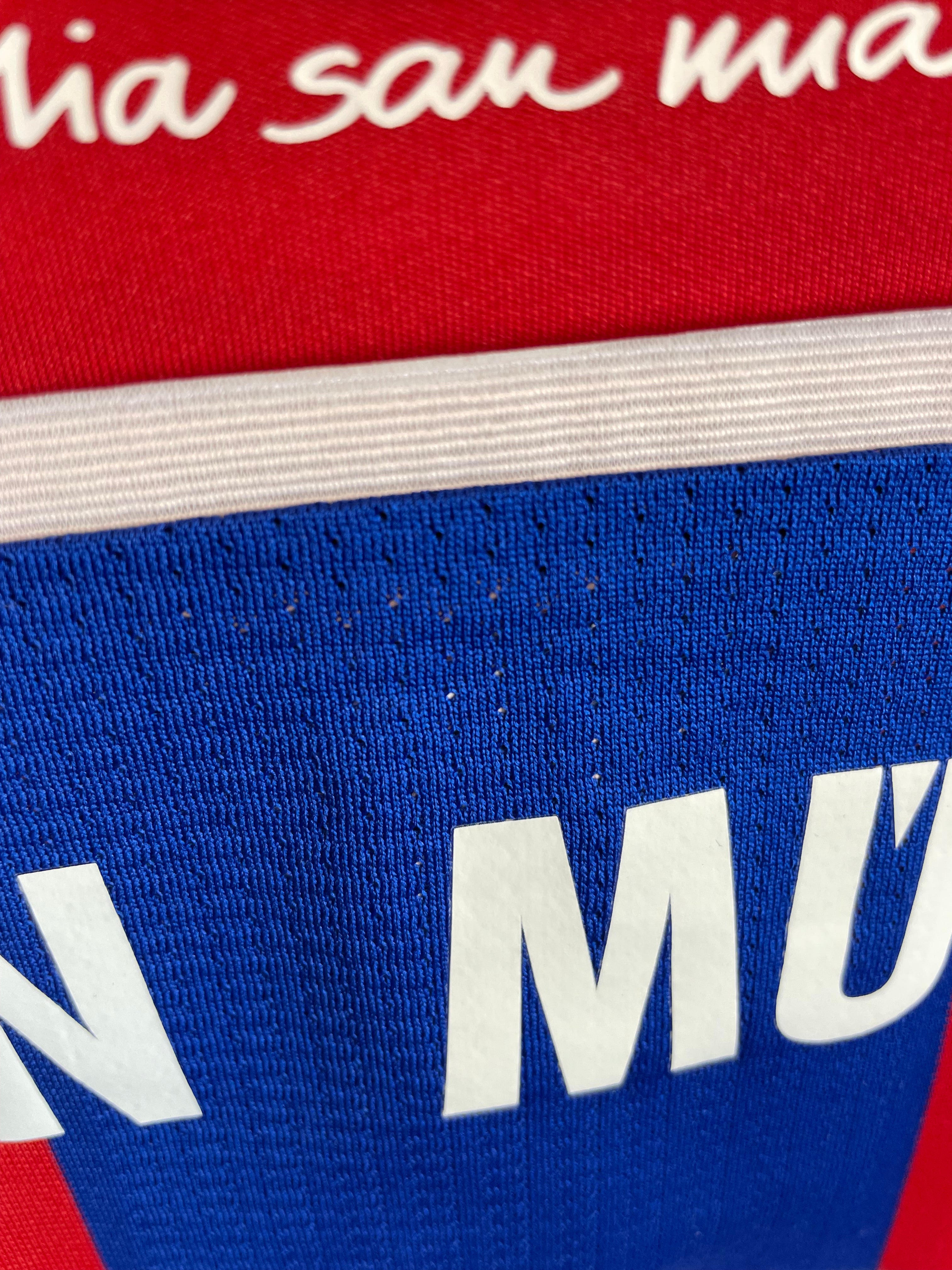 Mario Götze Bayern München 14/15 Authentic langærmet hjemmebanetrøje - M