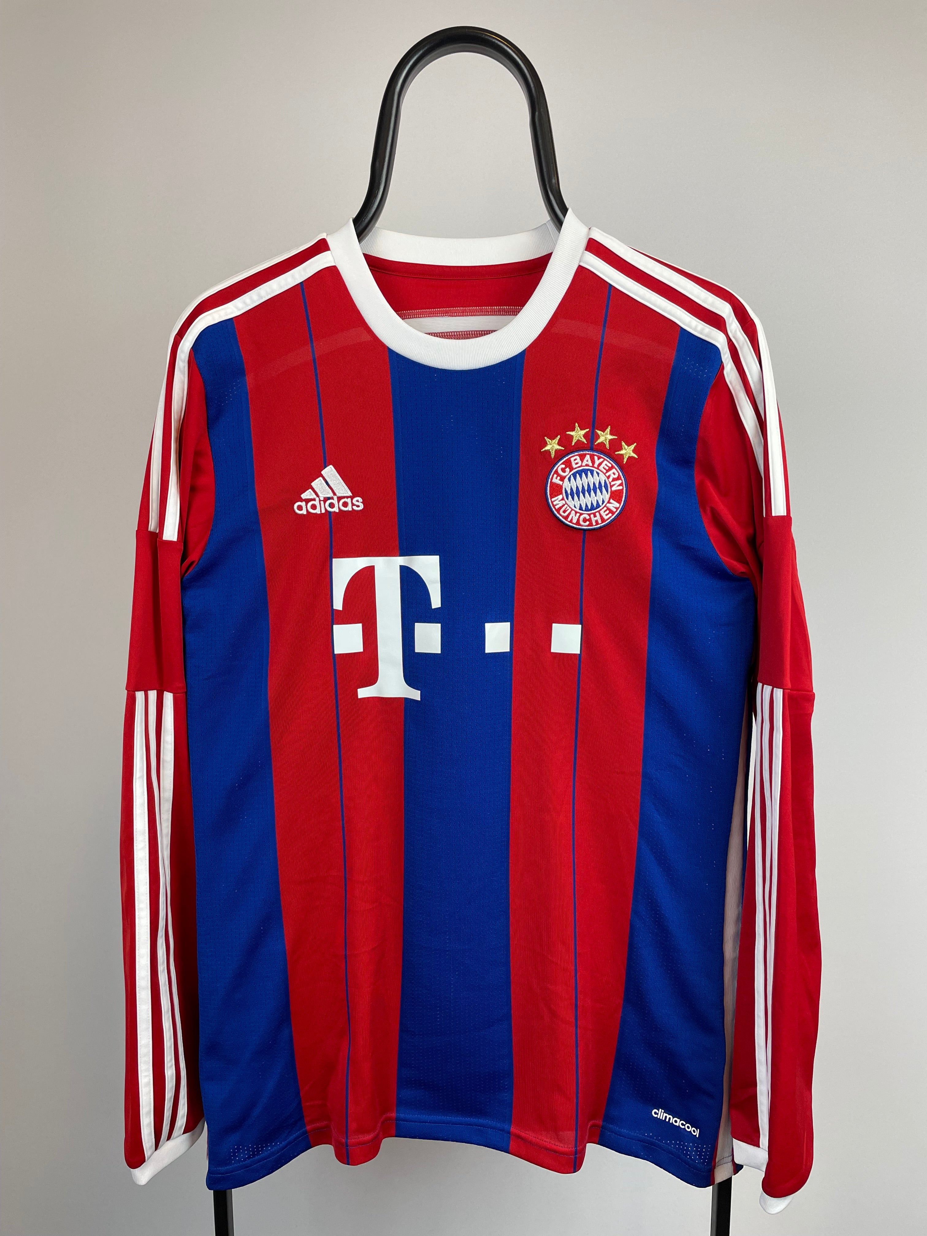 Mario Götze Bayern München 14/15 Authentic langærmet hjemmebanetrøje - M