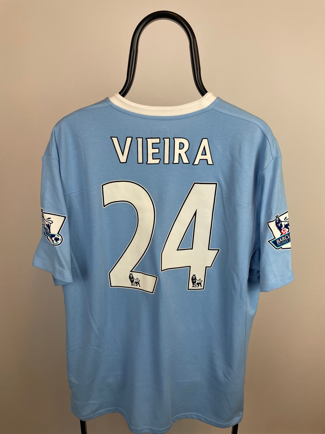 Patrick Vieira Manchester City 10/11 hjemmebanetrøje - XL