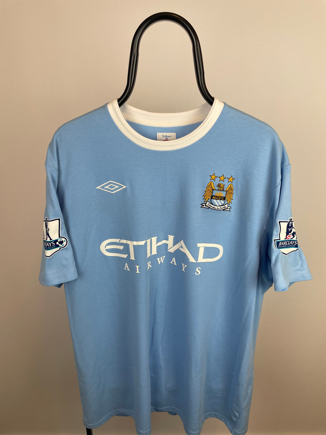 Patrick Vieira Manchester City 10/11 hjemmebanetrøje - XL