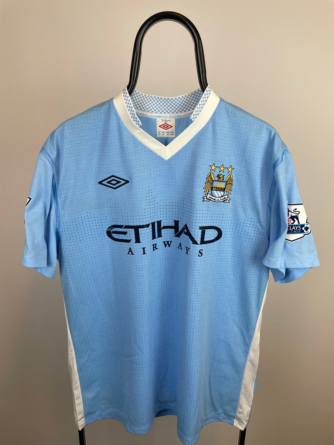 David Silva Manchester City 11/12 hjemmebanetrøje - XL