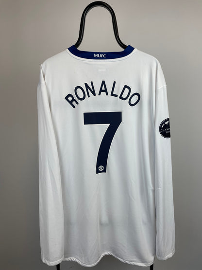 Cristiano Ronaldo Manchester United 08/09 langærmet udebanetrøje - XXXL