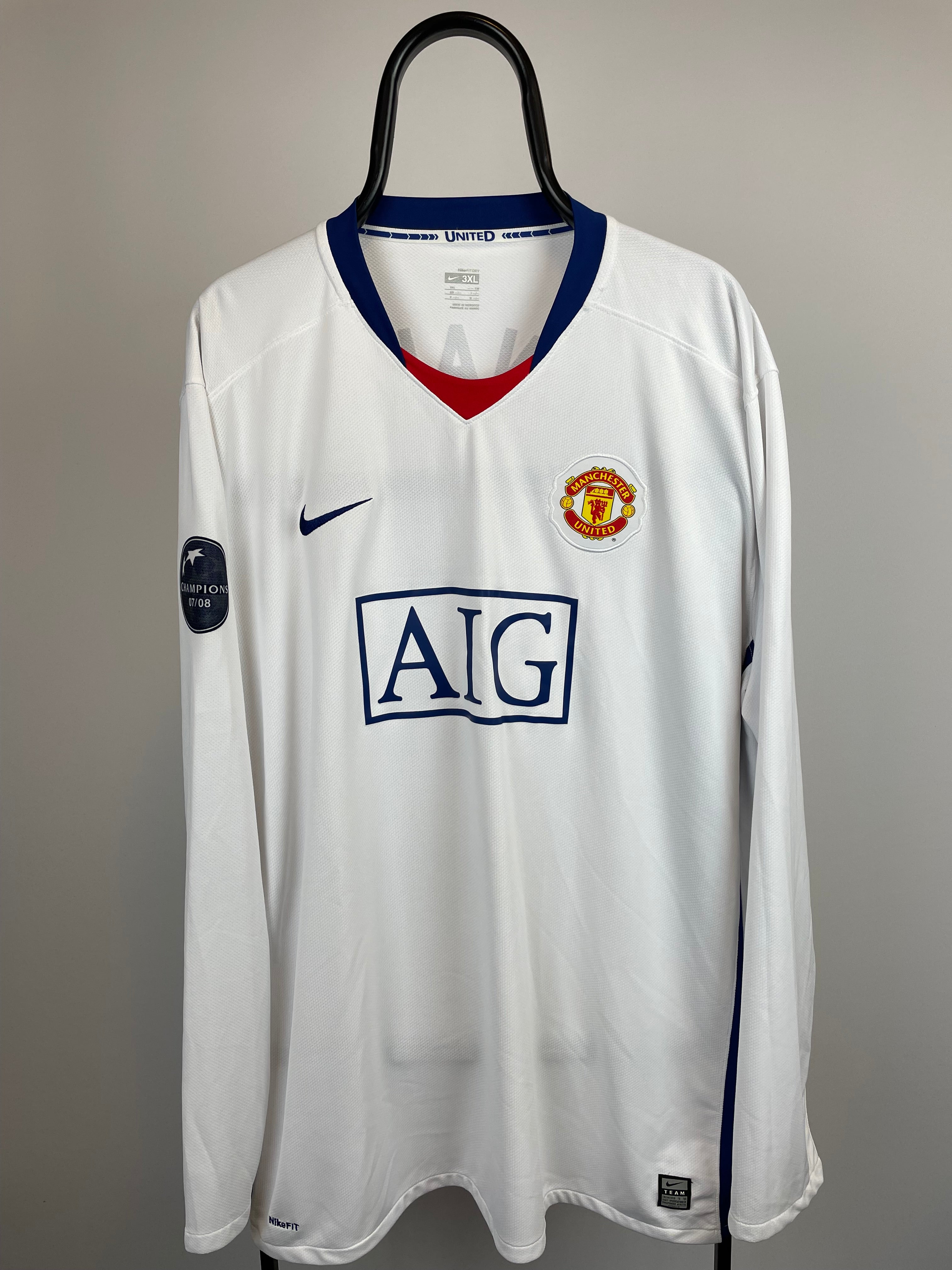 Cristiano Ronaldo Manchester United 08/09 langærmet udebanetrøje - XXXL