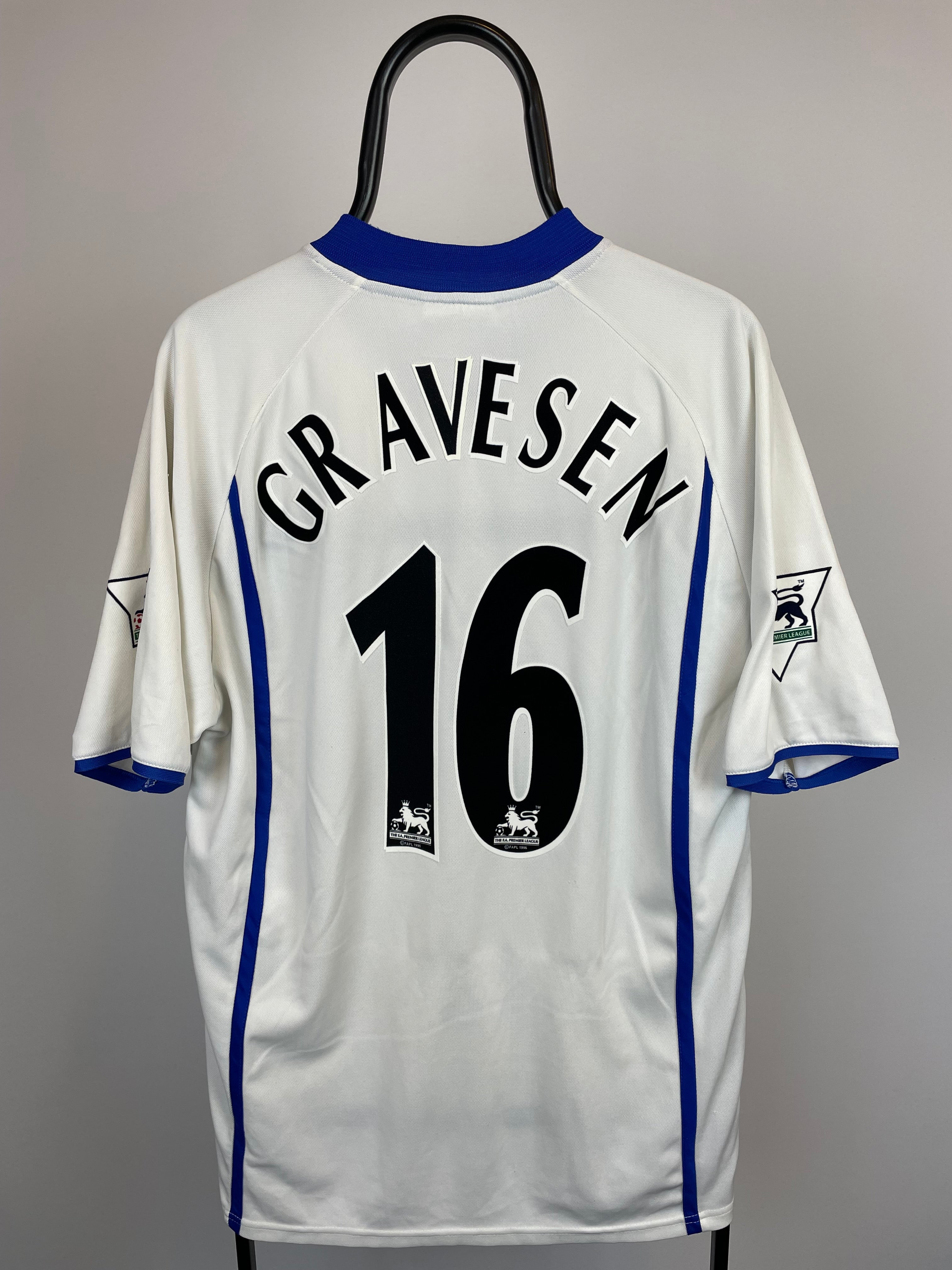 Thomas Gravesen Everton 02/03 udebanetrøje - M