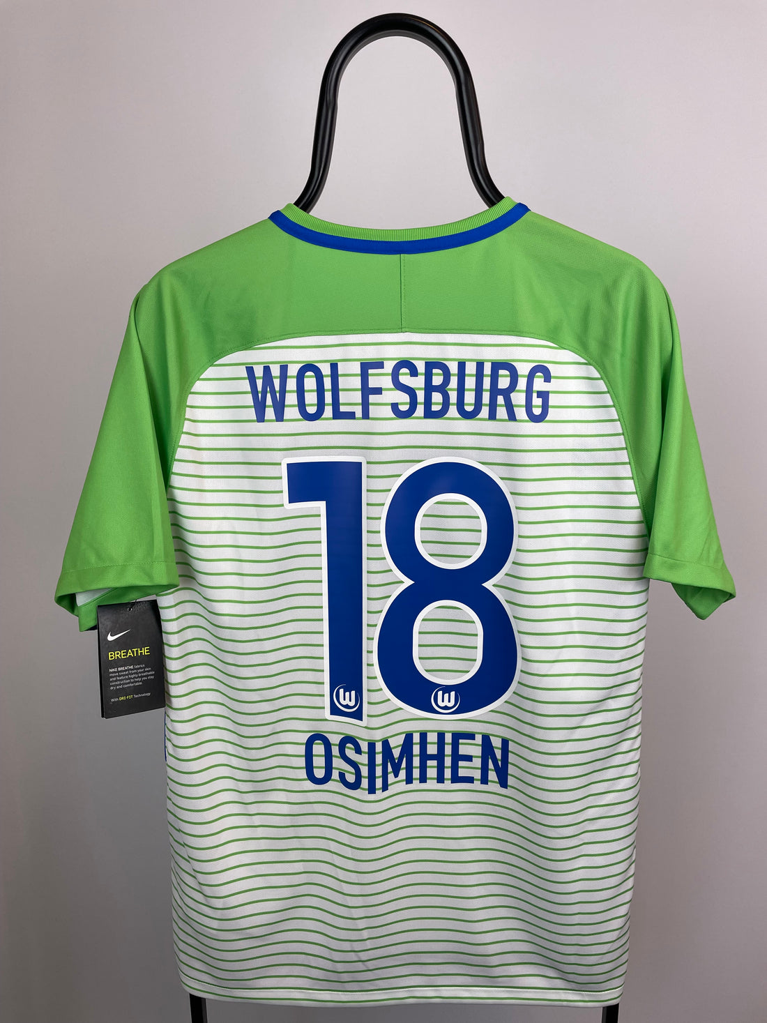 Victor Osimhen Wolfsburg 17/18 hjemmebanetrøje - M