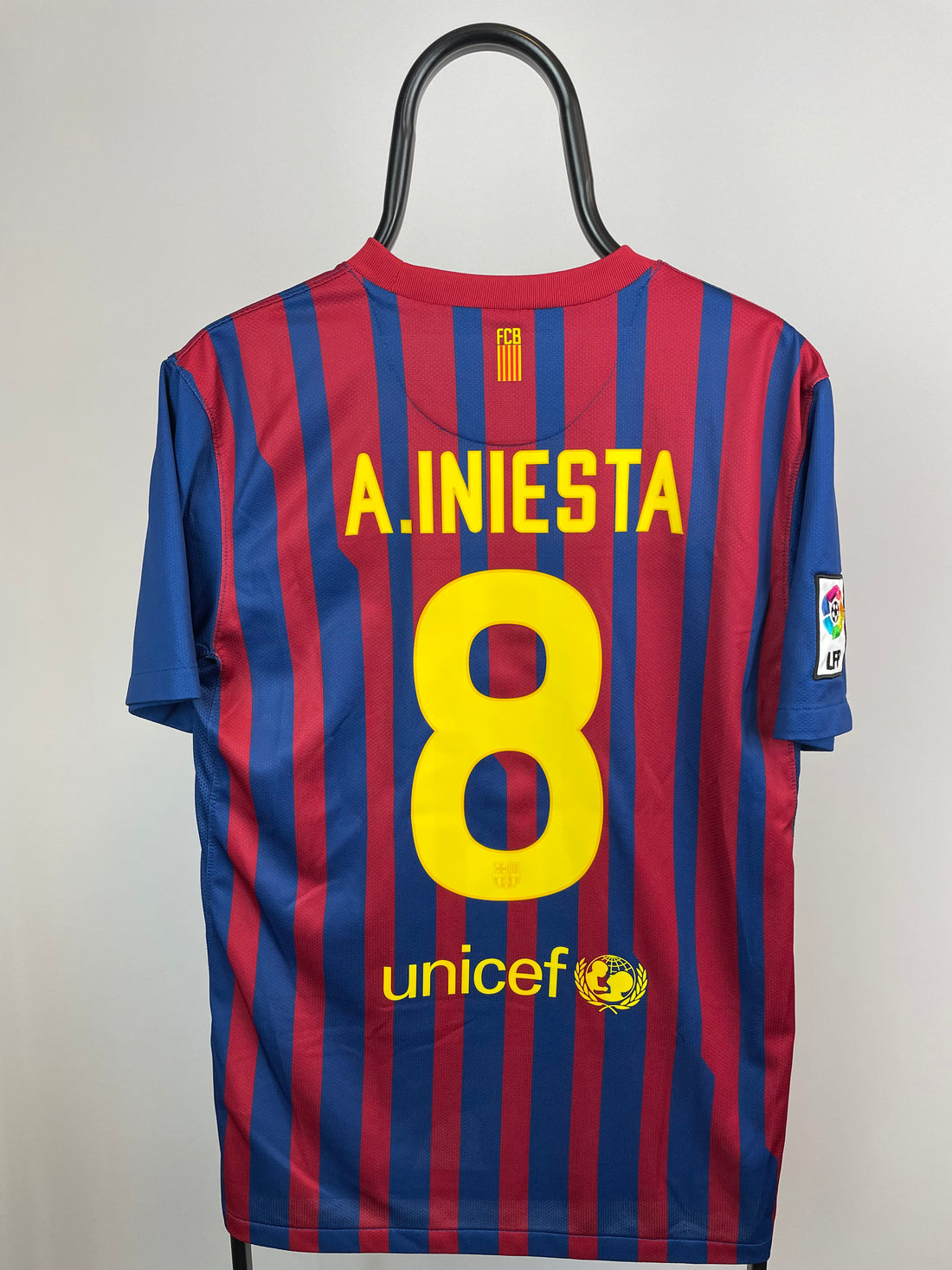 Andres Iniesta FC Barcelona 11/12 hjemmebanetrøje - M