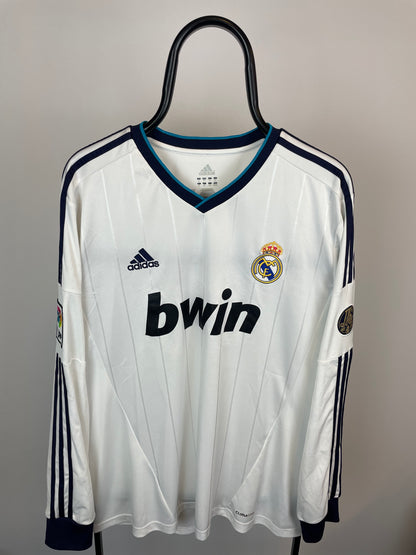 Cristiano Ronaldo Real Madrid 12/13 langærmet hjemmebanetrøje - XL